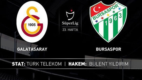 Galatasaray evinde Bursaspor'u 5-0 mağlup etti