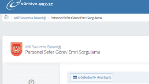 E Devlet sefer görev emri sorgulama-Sefer görev emri nasıl sorgulanır?