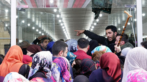 Tokat'ta mağaza açılışında izdiham yaşandı