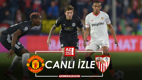 TRT1 CANLI İZLE - Manchester United Sevilla canlı izle - Manchester United Sevilla şifresiz izle