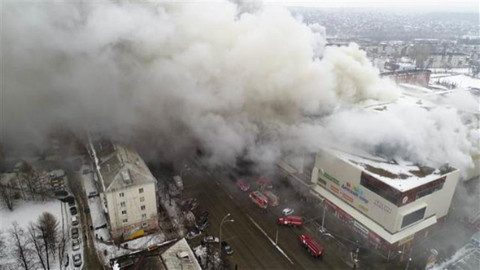 Rusya’da AVM’de çıkan yangında ölü sayısı 64'e yükseldi