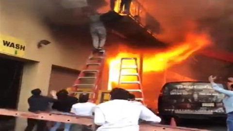 ABD’deki Türk restoranında yangın çıktı