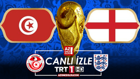 Dünya Kupası izle - Tunus İngiltere canlı izle - Tunus İngiltere şifresiz izle