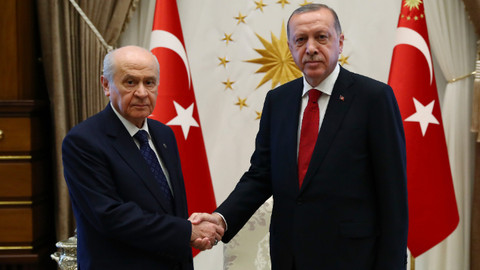 Cumhurbaşkanı Erdoğan, Devlet Bahçeli görüşmesi sona erdi