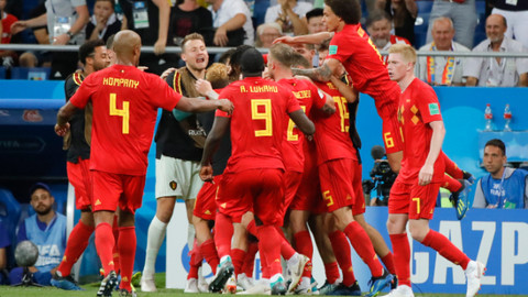 Japonya'yı 3-2 yenen Belçika Dünya Kupası'nda çeyrek finalist oldu