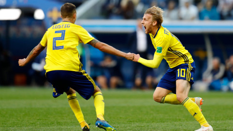 İsveç Dünya Kupası'nda çeyrek finale yükseldi