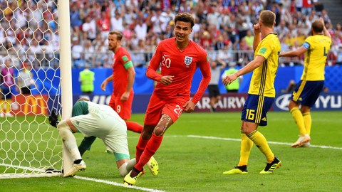 Dünya Kupasında İngiltere yarı finale yükseldi