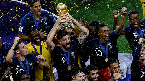 2018 Dünya Kupası şampiyonu Fransa