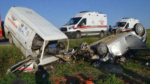 Edirne'de trafik kazası: 3 ölü, 1 yaralı