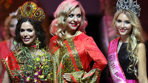Rusya'da ev kadınlarının yarıştığı güzellik yarışması