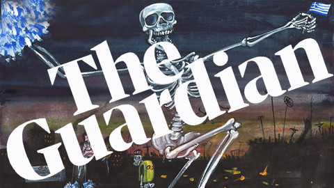 The Guardian sirtaki yapan iskeletle duyurdu