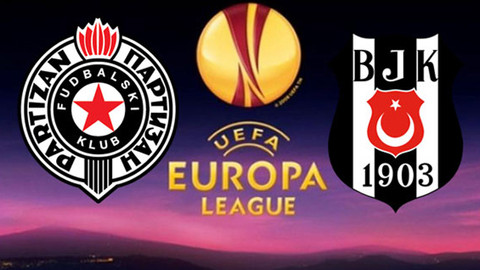 Beşiktaş, Partizan'dan avantajlı döndü