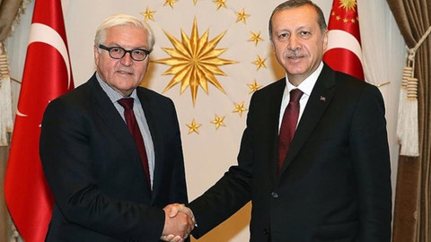 Cumhurbaşkanı Erdoğan, Alman mevkidaşı Steinmeier ile görüştü