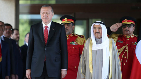 Cumhurbaşkanı Erdoğan Kuveyt Emiri Şeyh Sabah ile telefonda görüştü