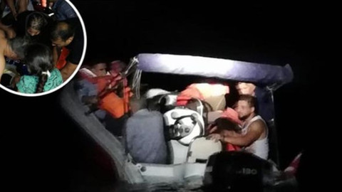 Bodrum açıklarında 13 göçmen kurtarıldı