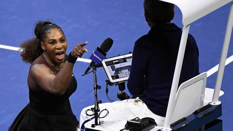 Serena Williams hakemle tartıştı
