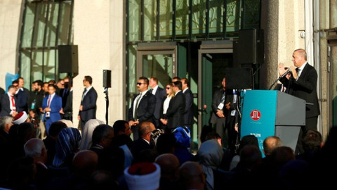 Erdoğan’ın cami açılışındaki 'kırmızı buton' detayı