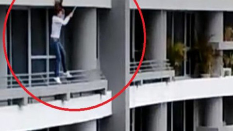 Selfie çekmeye çalışırken 27. kattan düştü