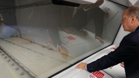 Üsküdar-Çekmeköy metrosunda ilk sefer Cumhurbaşkanı Erdoğan'dan