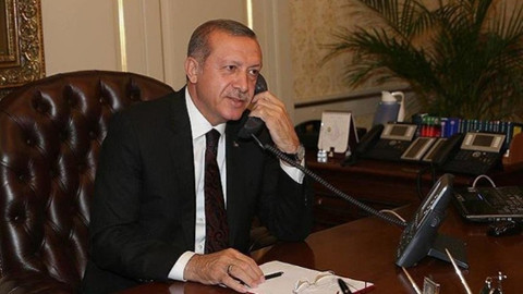 Cumhurbaşkanı Erdoğan Filistin Devlet Başkanı Abbas'la telefonda görüştü