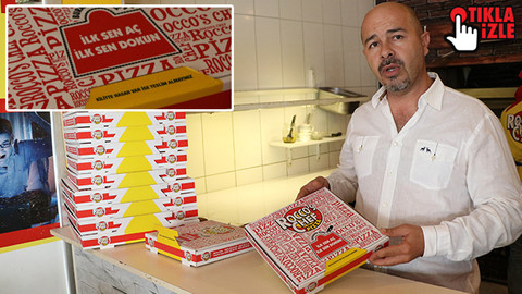 Kilitli pizza kutusu yapıldı! Pizzaya tüküren kuryeye çözüm buldu