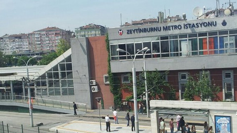 Metro istasyonunda raylara düşen kadın yaralandı