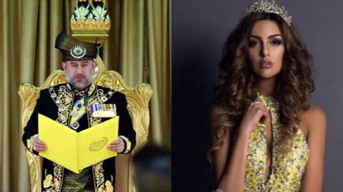 Rus güzellik kraliçesi Malezya Kralı ile evlendi