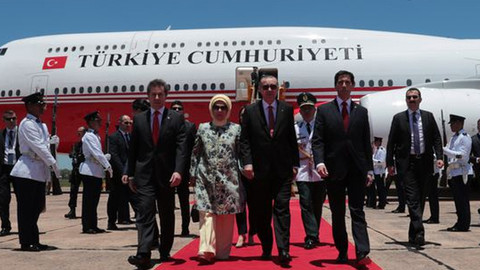 Cumhurbaşkanı Erdoğan Paraguay'da