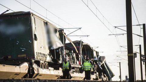 Danimarka’da tren kazası