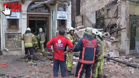 Yedikule'de çöken binadan 2 ceset çıkartıldı