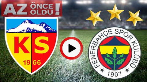 Kayserispor Fenerbahçe maçı canlı izle | Kayserispor - Fenerbahçe şifresiz canlı İZLE | Bein Sport