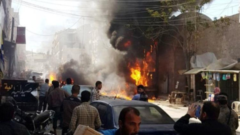 Türkiye-Suriye sınırındaki El Bab'da patlama oldu!