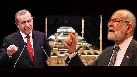 Cumhurbaşkanı Erdoğan ve SP lideri Karamollaoğlu arasındaki cami tartışması