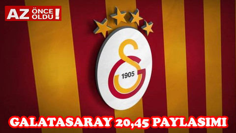 Galatasaray 20.45'te ne açıklayacak? 20.45'te ne olacak?