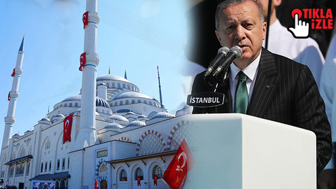Cumhurbaşkanı Erdoğan Çamlıca Camii’nin açılışını yaptı
