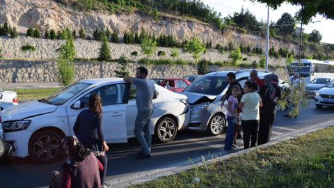 Malatya'da zincirleme trafik kazası