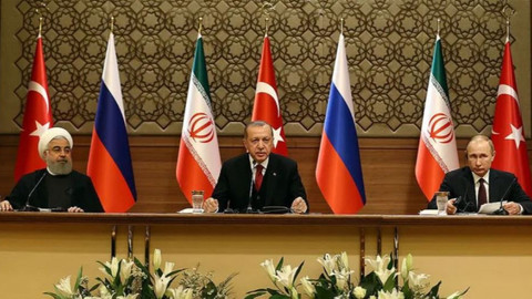 Erdoğan, Putin ve Ruhani ortak açıklama yaptı