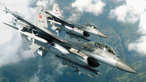 MSB: F-16 uçakları ile Suriye hava sahasında uçuş icra edildi