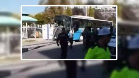Ankara'da özel halk otobüsü durağa girdi: Ölenler var!