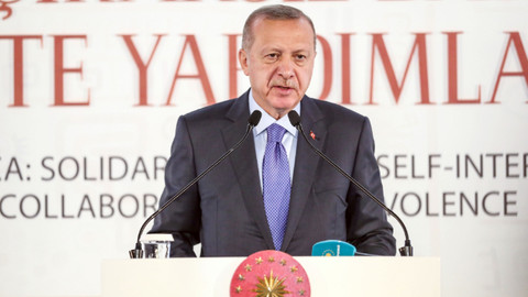 Erdoğan: Bize ambargo uygulayanlar, katilleri silah ve mühimmata boğdu
