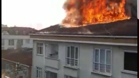 Esenyurt'ta 5 katlı bir binada yangın çıktı