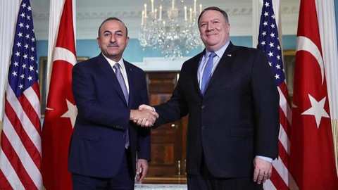 Çavuşoğlu, ABD Dış İşleri Bakanı Mike Pompeo ile görüştü