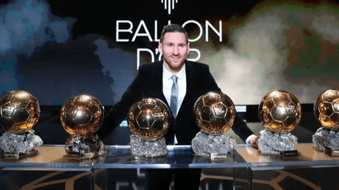 Altın Top ödülü 6. kez Messi'nin