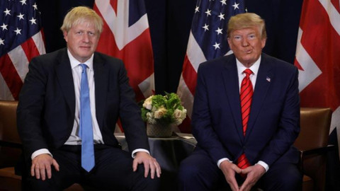 Trump ve Johnson arasında kritik görüşme