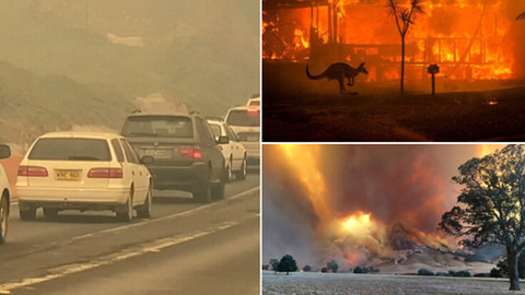 Avustralya'da 4 ay önce başlayan yangın devam ediyor!