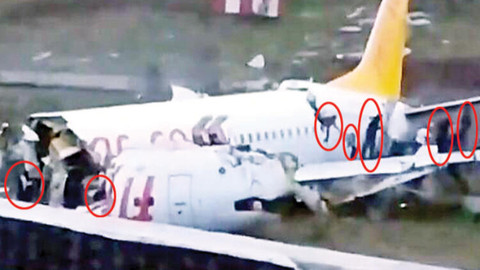 Pistten çıkan uçakta 3 kişi öldü
