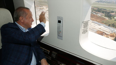 Erdoğan yapımı süren hastaneleri inceledi