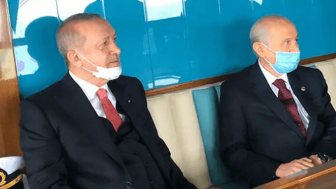 Erdoğan ile Bahçeli aylar sonra yan yana!