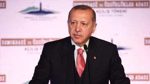 Erdoğan: Burada yapılan iş yargılama değil hukuk cinayetidir