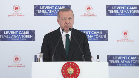 Erdoğan Levent'teki caminin adını duyurdu: Barbaros Hayrettin Paşa Camii